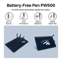 HUION 8192 poziomy Tablet graficzny HS611 cyfrowe tablety rysunkowe z klawiszami ekspresowymi Bar bateria-darmowy długopis obsługa funkcji pochylenia 3